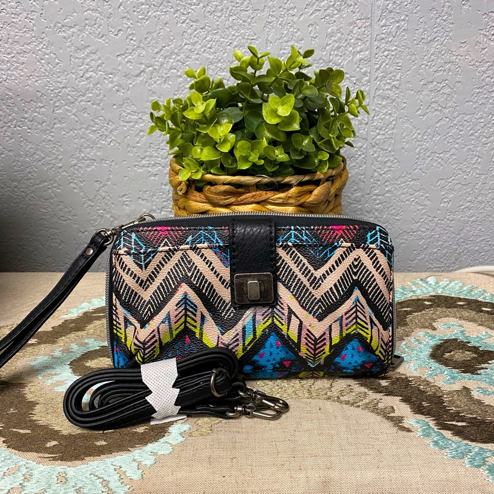 The Sak wristlet crossbody wallet